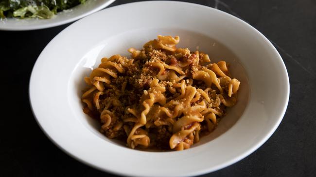 There’s half-a-dozen pasta choices at Eighteen Sixty.