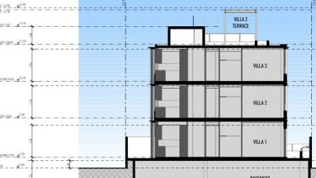 Artist impressions of the proposed three-storey development on Tedder Ave, Main Beach. Picture: Supplied