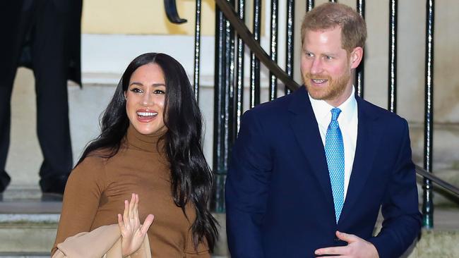 Meghan and Harry made the announcement days after returning from a period of leave. Picture: Matrix