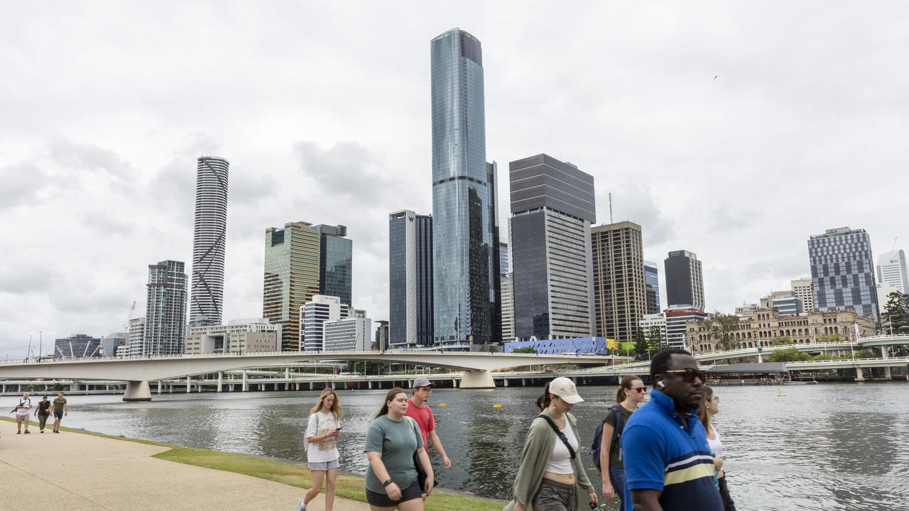 Queensland has been cloudy and wet, with windy conditions expected until Wednesday. Picture: NewsWire / Sarah Marshall