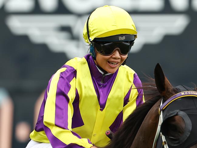 SYDNEY, AUSTRALIA - JANUARY 20: Deanne Panya riding Willaidow wins Race 3 Midway during Sydney Racing at Rosehill Gardens on January 20, 2024 in Sydney, Australia. (Photo by Jeremy Ng/Getty Images)