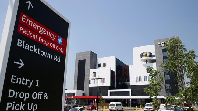 Blacktown Hospital was one of two to get the most negative feedback. Picture: Jonathan Ng