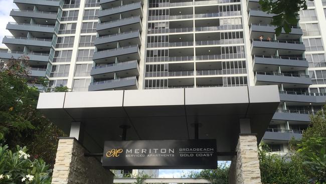 The Meriton apartment building at Broadbeach. Photo: Lexie Cartwright