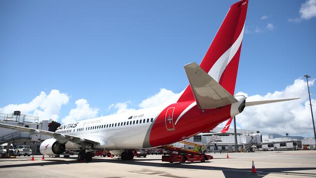 Qantas plans to retire its current domestic fleet of Boeing 737s by 2034. Picture: Brendan Radke