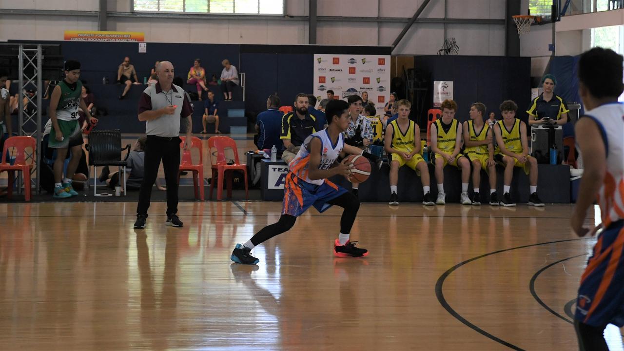 U18 Boys 2 Hervey Bay Hurricanes vs Maranoa Heat in the CQJBC at Hegvold Stadium on Sunday.