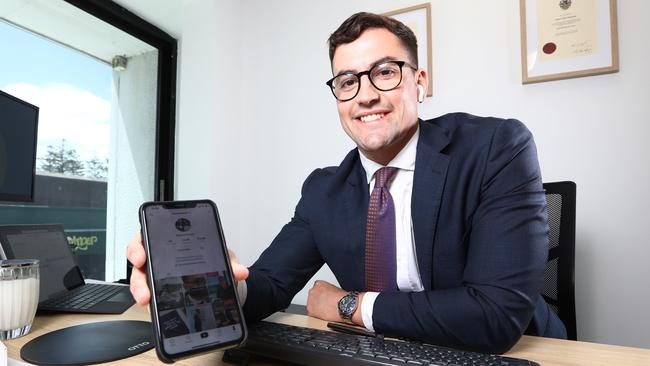 Lawyer James Diamond built up a TikTok following by giving basic legal advice on TikTok. Photograph: Jason O'Brien