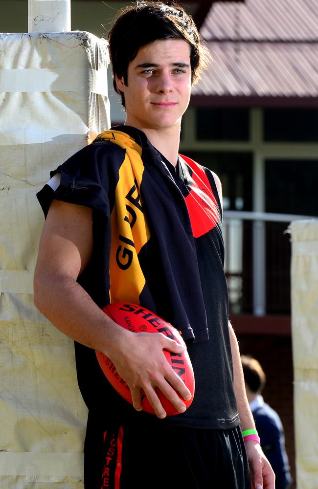 Glenelg's Darcy Fogarty is tipped to be SA's first player taken at this year's draft.