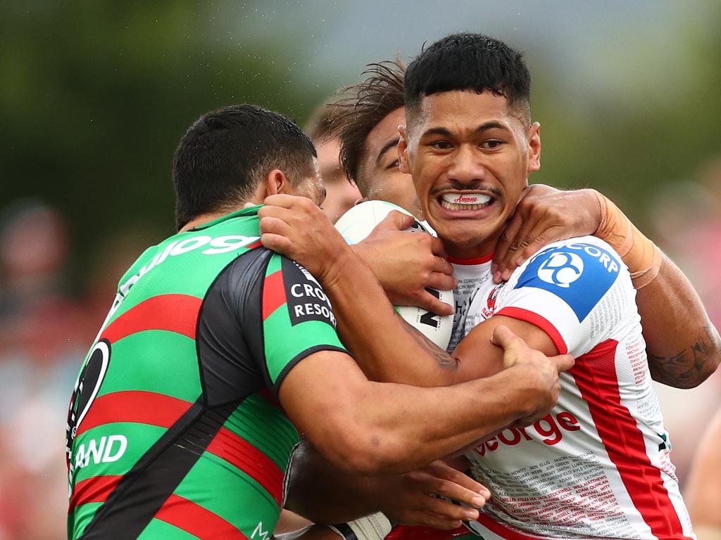 Talatau Junior Amone hasn’t played in the NRL since 2023. Photo: Mark Metcalfe/Getty Images