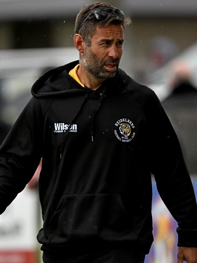 Heidelberg coach Vinny Dattoli. Picture: Andy Brownbill