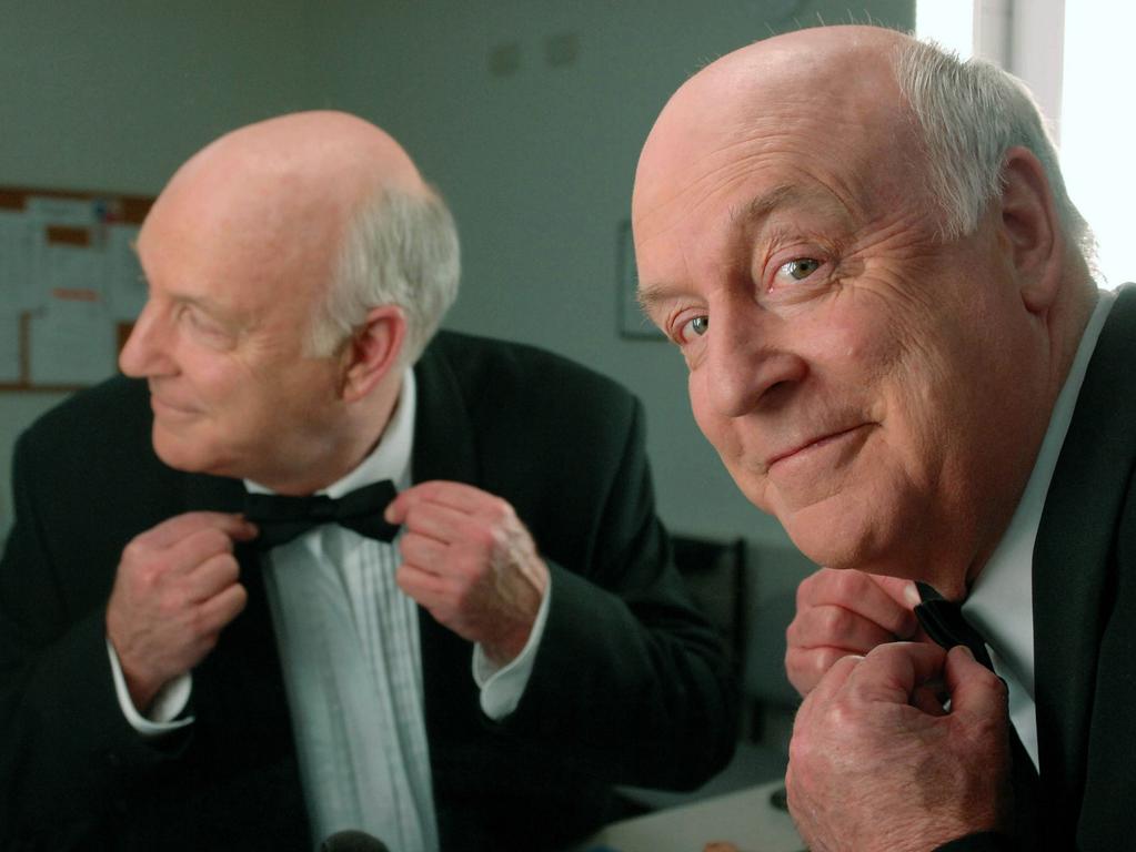 John Clarke hosts The ABC Of Our Lives for Aunty’s 50th birthday in 2006. Picture: AAP