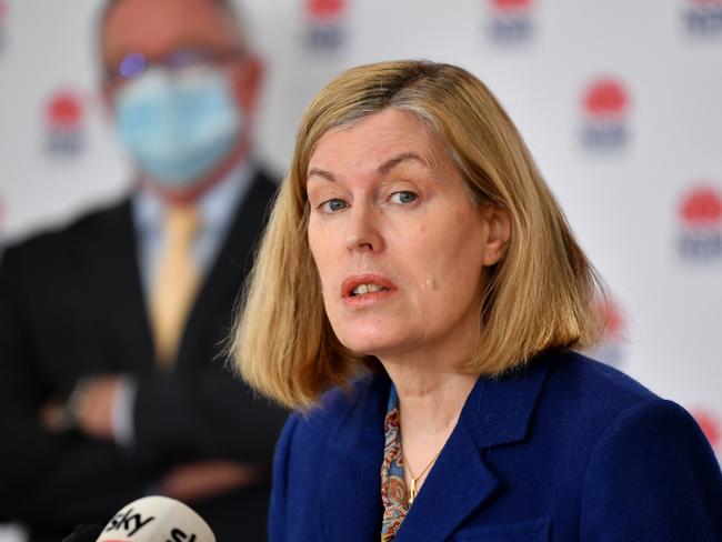 NSW Chief Health Officer Kerry Chant speaks to the media. Picture: Getty Images.