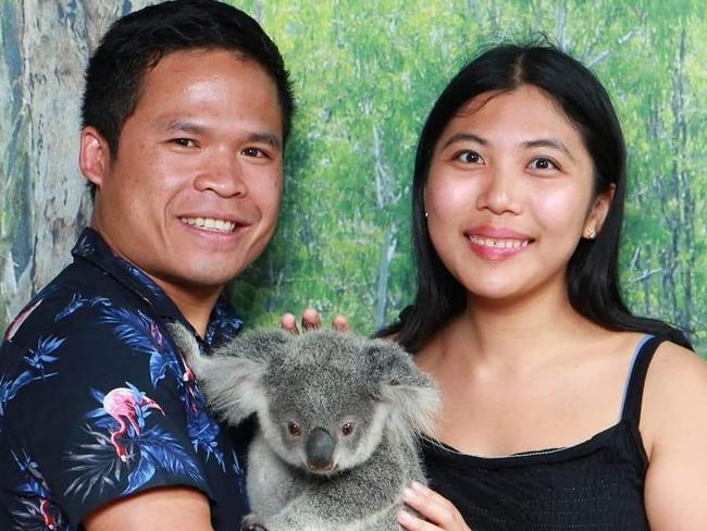 Lar Sue and his wife Meibao Liang.