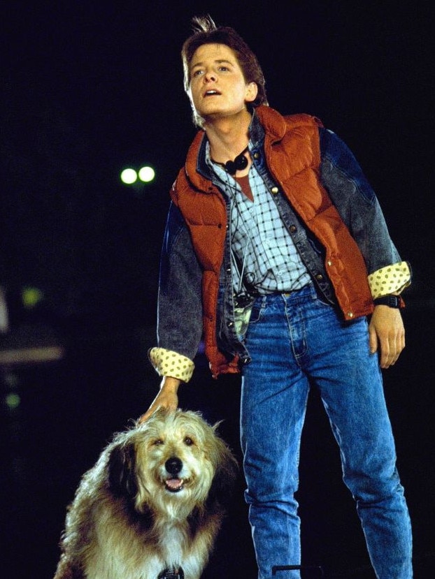 Michael J. Fox, as Marty McFly in Back to the Future.