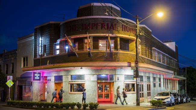 The historic Imperial Hotel Erskineville in Sydney's inner west. Picture: Destination NSW