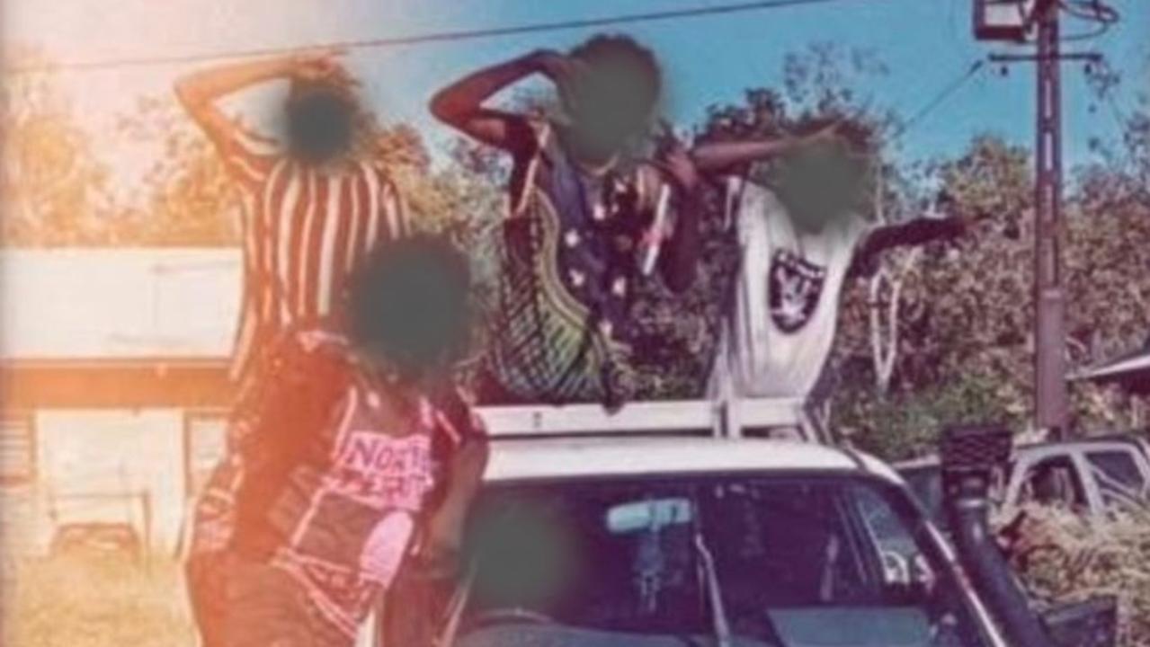 Braeden Finn's car was stolen from Darwin and found burnt out in Wadeye days later.