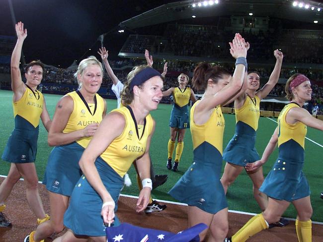 The Hockeyroos won Olympic gold in 2000 at Sydney Olympics Park. Picture: Supplied