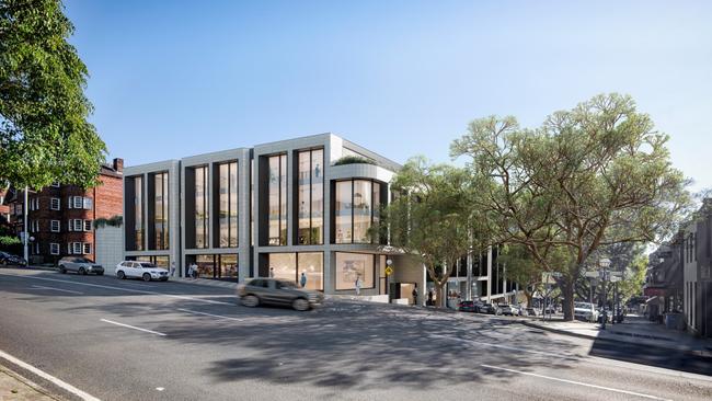 Artists impressions of the development at Bay St and New South Head Rd. Picture: Fortis.