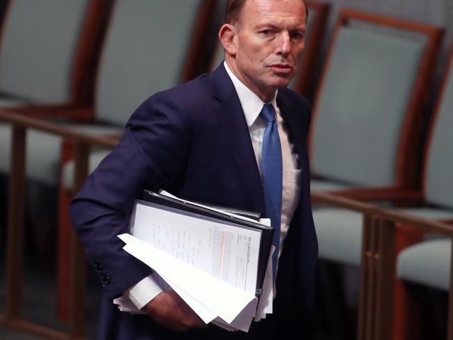 Tony Abbott could derail the Government with his plan to cross the floor. Picture Gary Ramage