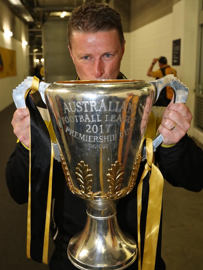 Damien Hardwick’s team has its own unique style. Picture: Alex Coppel.