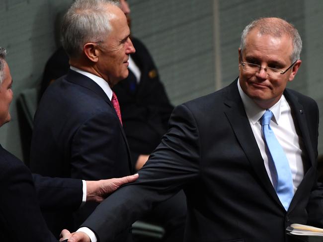 Treasurer Scott Morrison at Parliament House in Canberra tonight. Picture: AAP                        <a class="capi-image" capiId="5312af43d67871bc6ad408b565405008"></a>