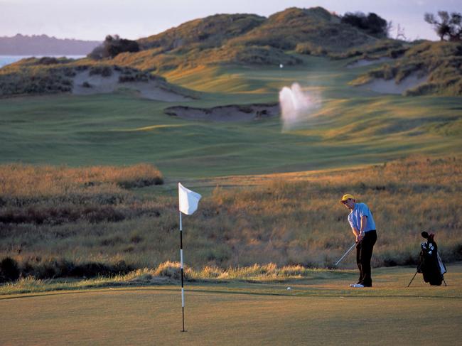 GET OUT THERE: Play a round at Barnbougle. Picture: TOURISM TASMANIA