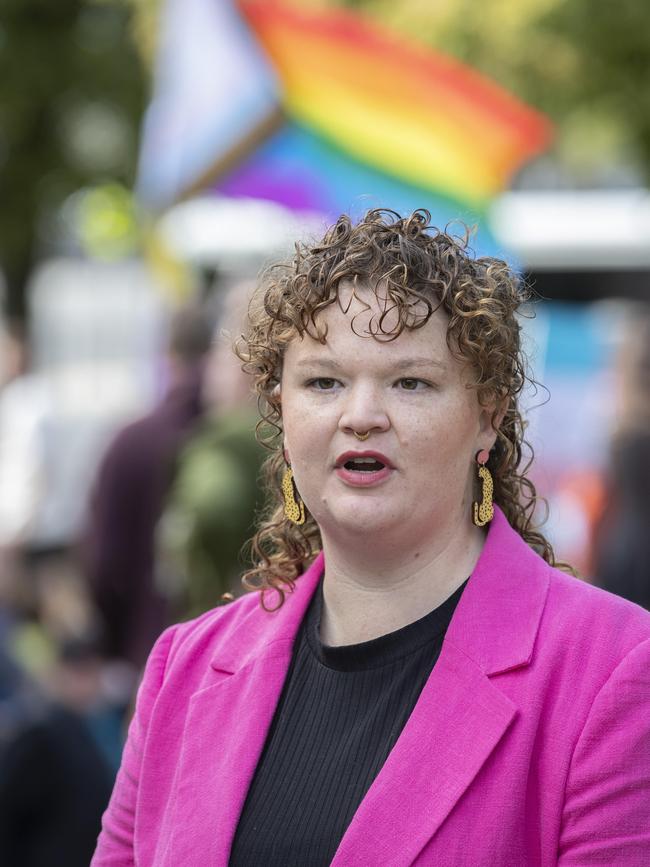 Equality Tasmania vice president Dr Lucy Mercer- Mapstone. Picture: Chris Kidd