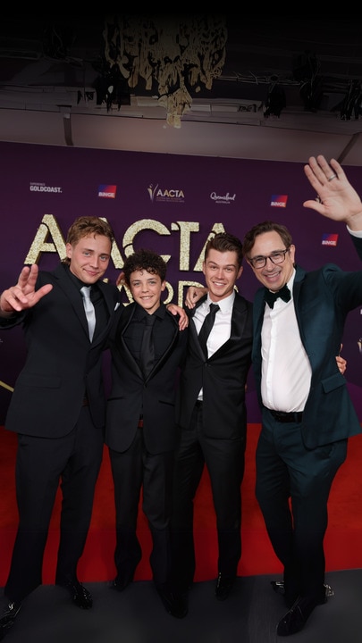 Boy Swallows Universe cast at AACTAs