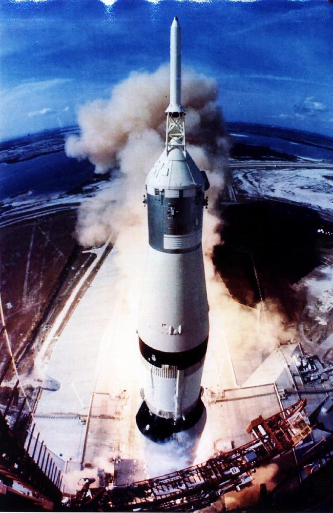 NASA Apollo 11 Saturn V spacecraft lifting off 16 Jul 1969. Picture: Supplied.