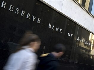 The Reserve Bank Of Australia in Martin Place.