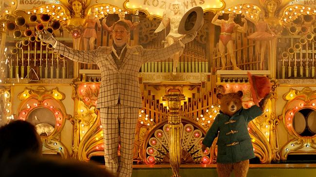 A beary good film. Hugh Grant and Paddington (voiced by Ben Whishaw) in Paddington 2.