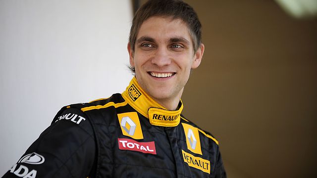 Re-signed ... Vitaly Petrov will continue to drive fpr Lotus-Renault in 2011.