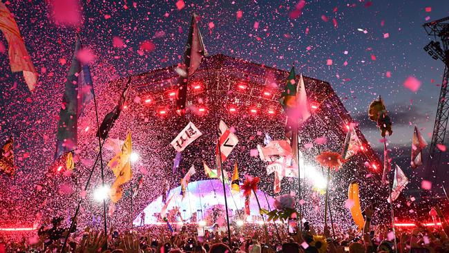 PMY works at sports events and music festivals such as Glastonbury. Picture: Getty Images