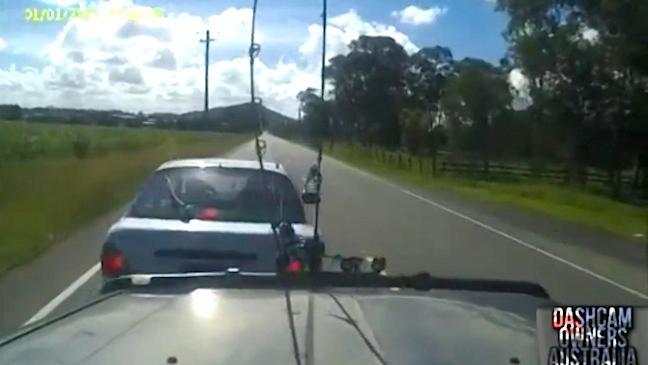 Road rage incident at Yatala on the Gold Coast