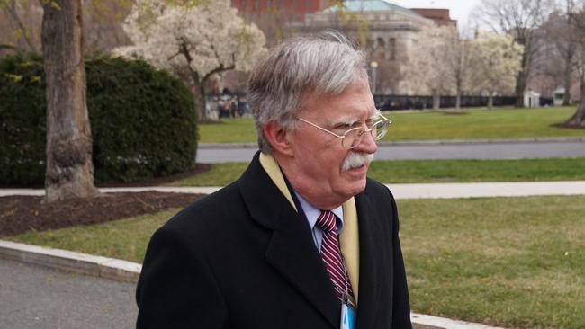 National security advisor designate John Bolton outside the White House. Picture: AFP