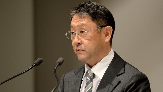 Toyota boss Akio Toyoda. Picture: Supplied.