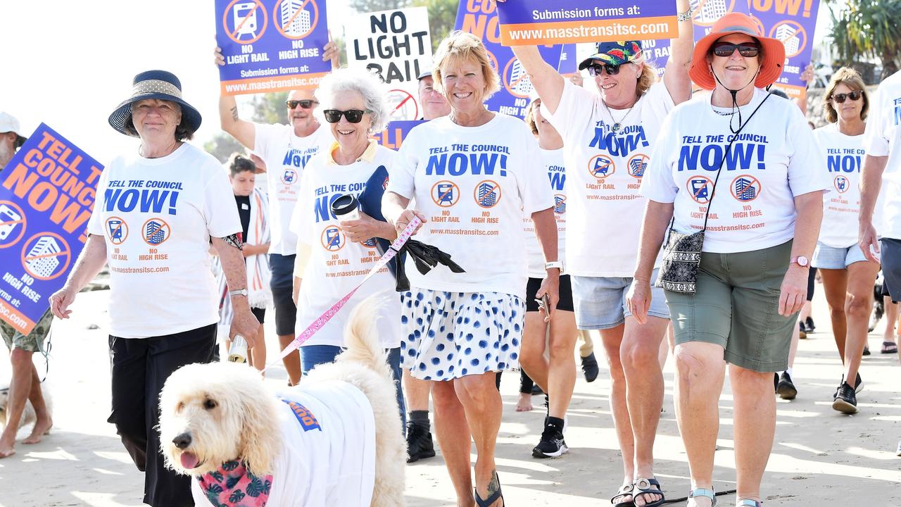 Up to 3000 people were expected to line the beach on Sunday, October 17. Jenny Nixon with her dog Gidget will no doubt be among them. Picture: Patrick Woods.