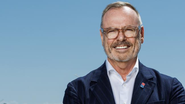 Outgoing Domino's CEO Don Meij at Hamilton on Tuesday after 22 years at the helm and 40 years at the company. Picture Lachie Millard