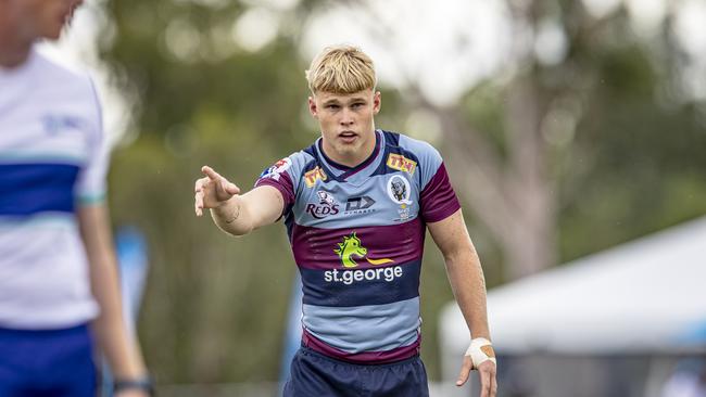 Louis Werchon earlier in his Reds career. Picture: Brendan Hertel/QRU