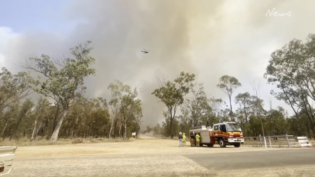 Fires have ripped through the Western Downs destroying homes