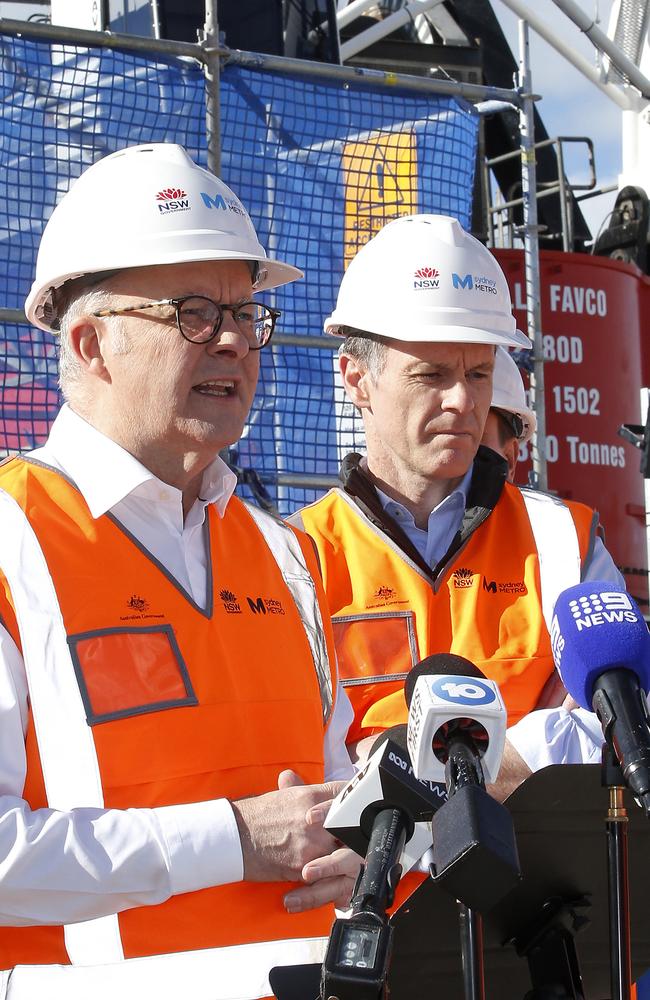 The New South Wales five-year housing targets were released in May by premier Chris Minns (pictured right). The targets are in support of Prime Minister Anthony Albanese’s (left) National Housing Accord, which aims to tackle the housing crisis by building more homes in New South Wales. Picture: NewsWire / John Appleyard