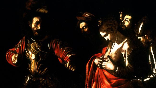 Detail from The Martyrdom of Saint Ursula by Caravaggio (1610).