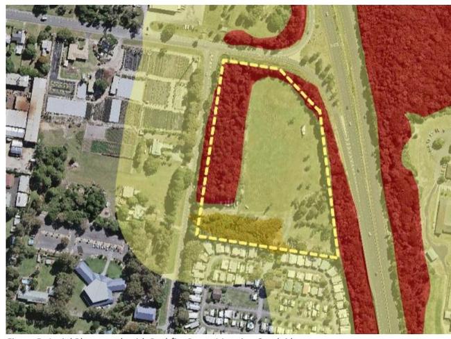 Location of the proposed site at 90 Phillip St, Chinderah.