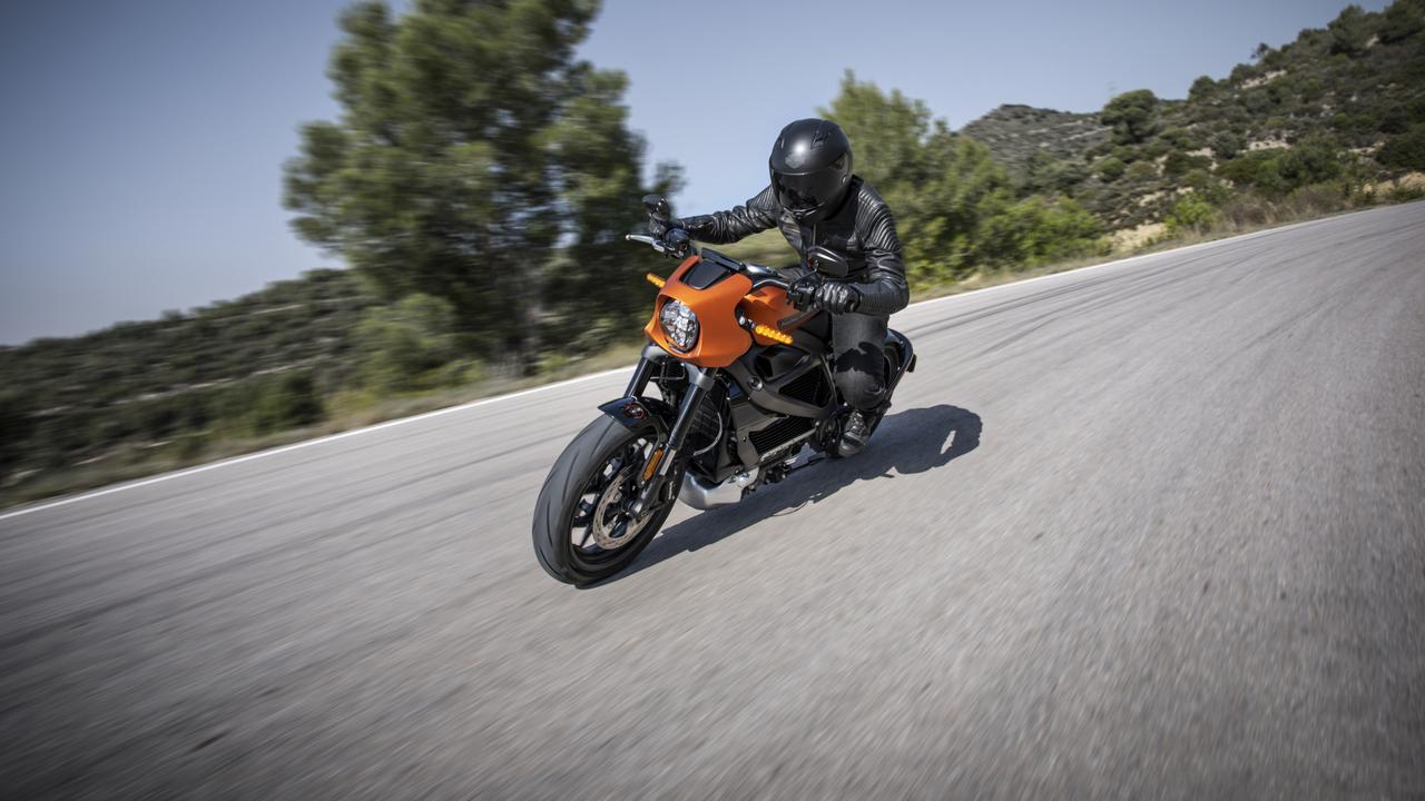 Harley-Davidson’s LiveWire electric motorcycle has a low centre of gravity.