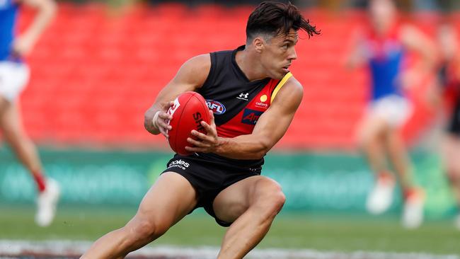 Shiel starred in the Bombers’ midfield this season. Picture: AFL Photos via Getty Images