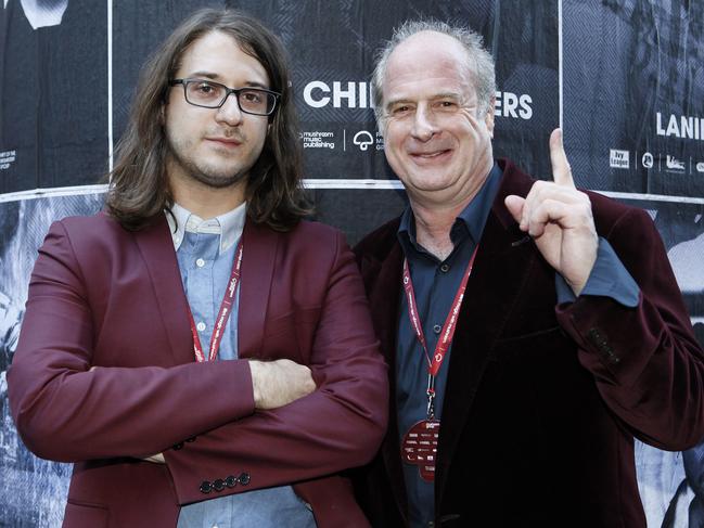 Matt and Michael Gudinski. Picture: Supplied