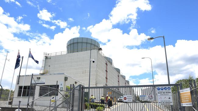 Swanbank E power station. Suburbs in the area have been affected by a fault in the electricity grid in the area. Picture: AAP/John Gass