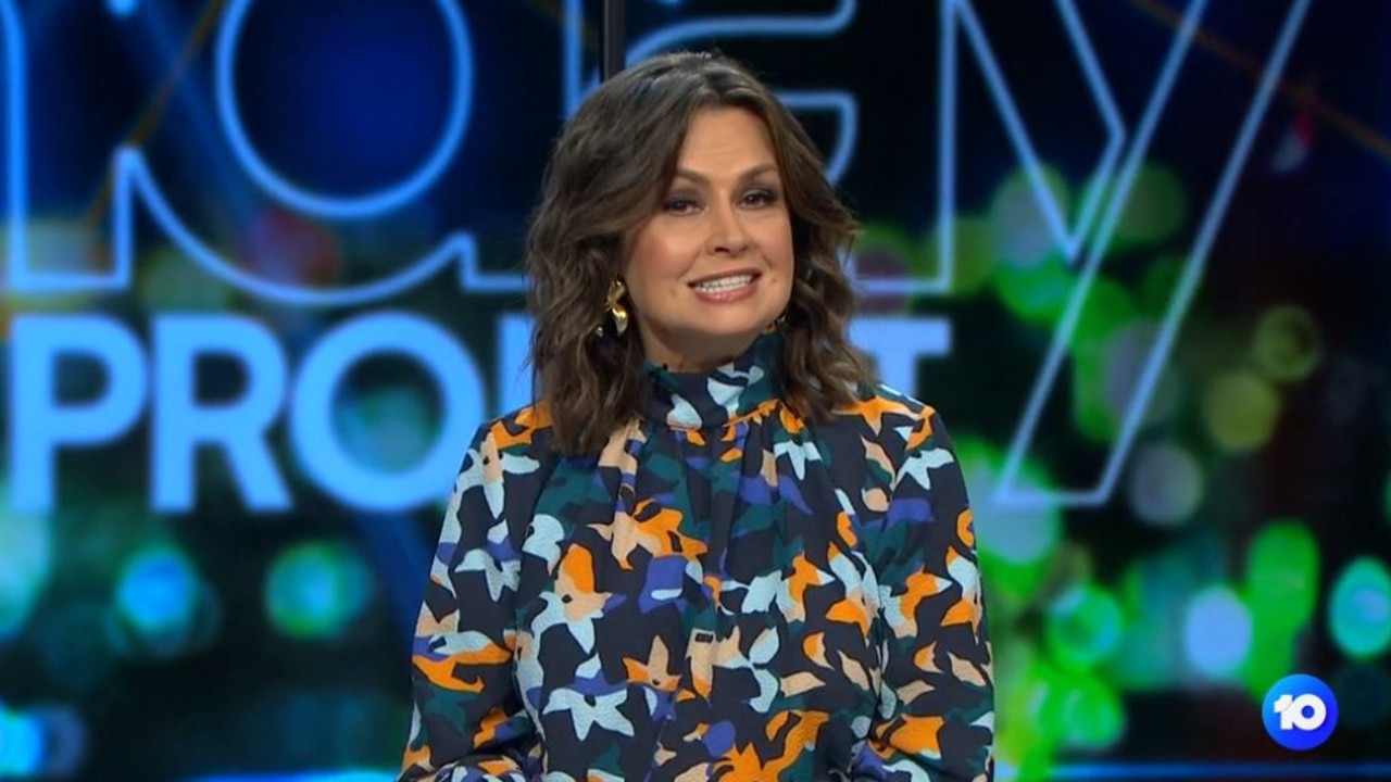 Lisa Wilkinson on The Project. Picture: Channel 10