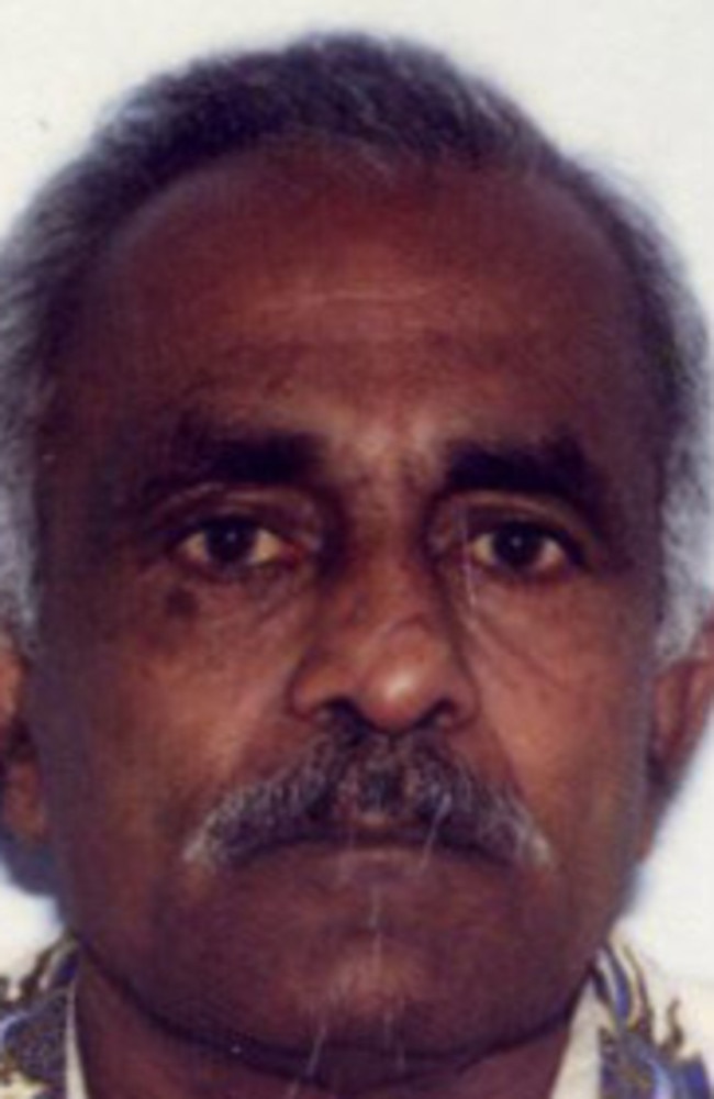 Missing person Mahalingam Sinnathamby.