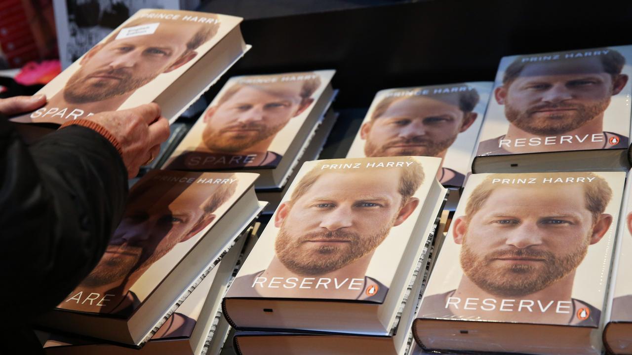 Prince Harry’s memoir Spare went on sale this week. Picture: Getty Images