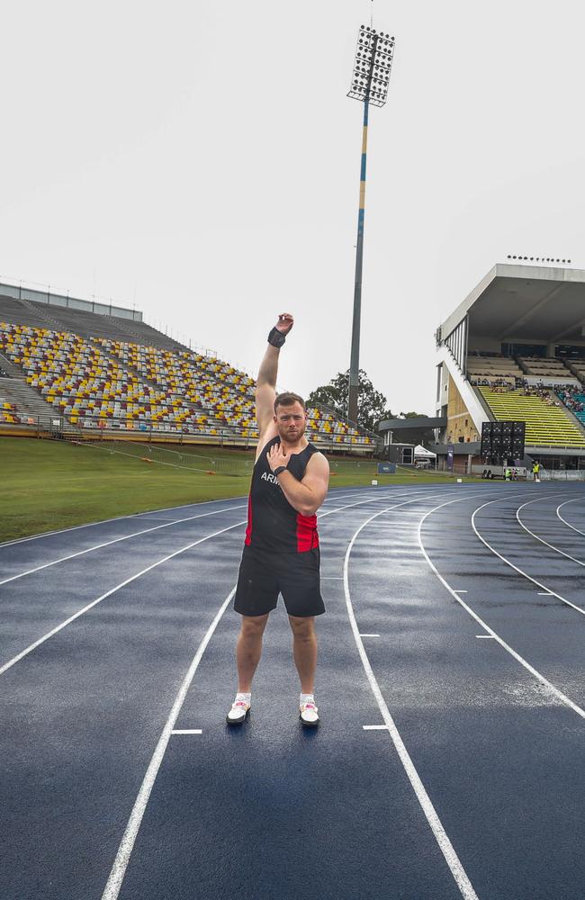 Action from the Queensland Athletics track and field championships at QSAC on Saturday March 15, 2025. Picture: Stephen Archer.